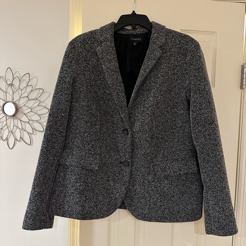 Jacket, Herringbone Pattern, Size Xl - image 1